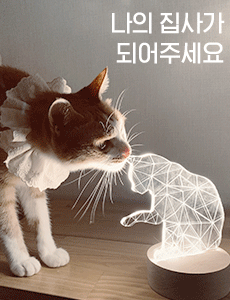 3D, 3D조명, 고양이, 집사, 고양이 무드등, 그루밍, 집들이 선물, 조명 선물, LED, 무드등